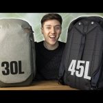 mochila de viaje avion