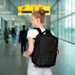 mochila viaje avión